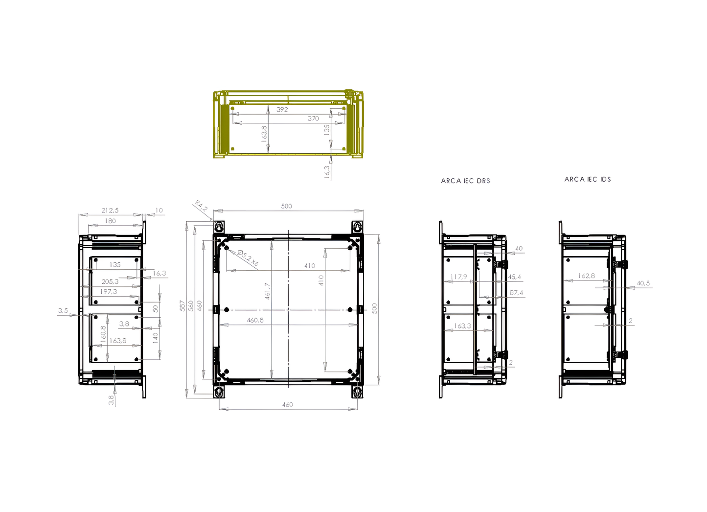 ARCA IEC Wall-Mounted Cabinet (505021)