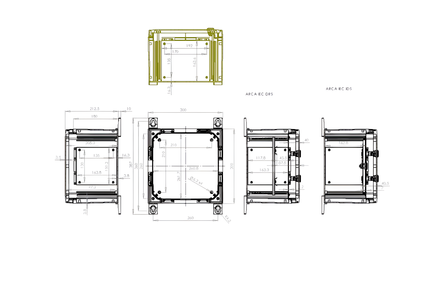 ARCA IEC Wall-Mounted Enclosure (303021)