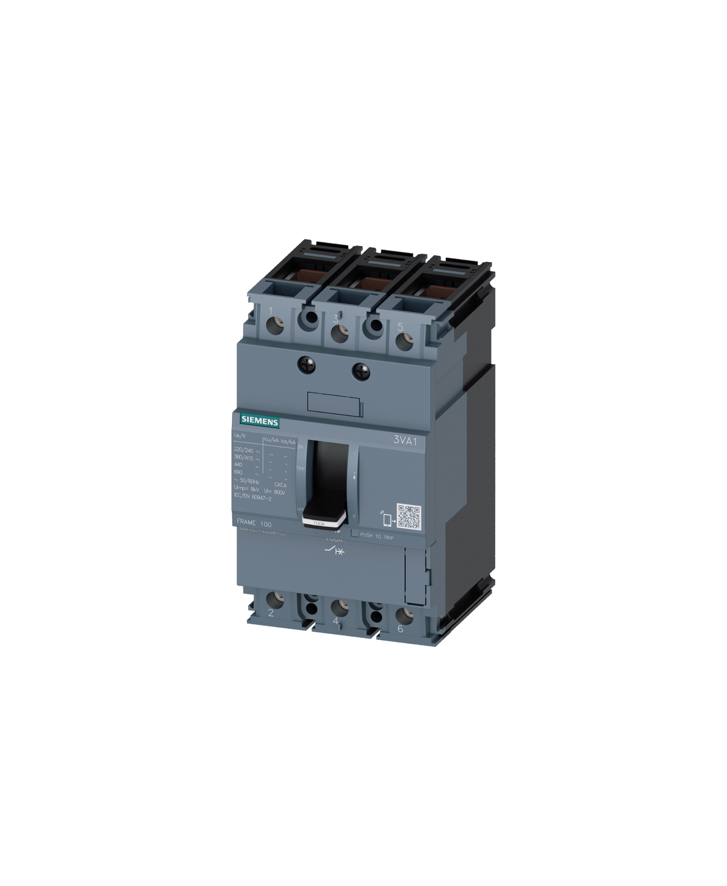 Siemens Circuit Breaker (MCCB) 3VA1 (3VA1063-4ED36-OAAO)