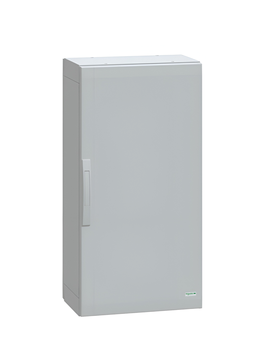 Schneider Thalassa PLA GRP - NSYPLA GRP 1000H x 500W x 320mmD Floor Standing Enclosure with Single Plain Grey Door; IP65; RAL7035 - NSYPLA1053G