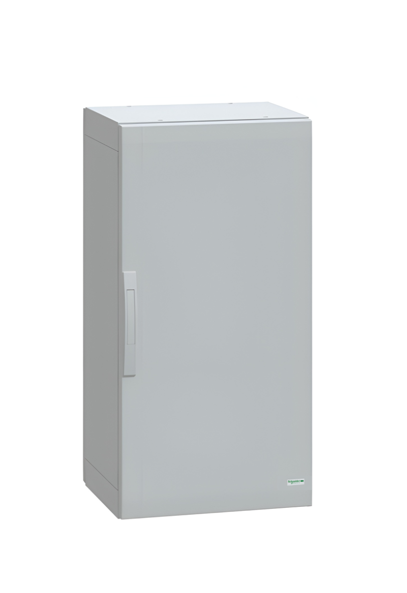 Schneider Thalassa PLA GRP - NSYPLA GRP 1000H x 500W x 420mmD Floor Standing Enclosure with Single Plain Grey Door; IP65; RAL7035 - NSYPLA1054G