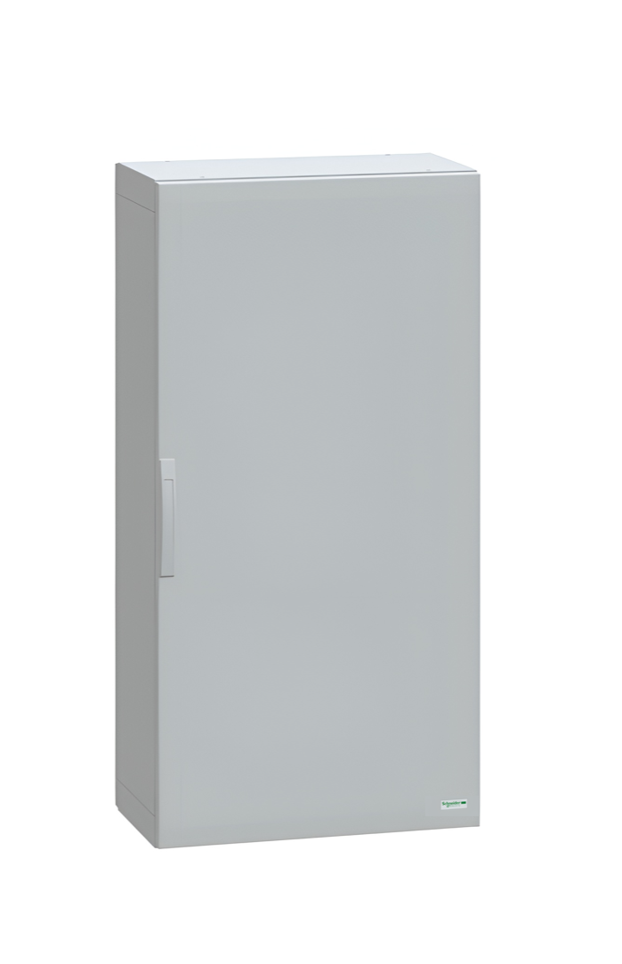 Schneider Thalassa PLA GRP - NSYPLA GRP 1500H x 750W x 420mmD Floor Standing Enclosure with Single Plain Grey Door; IP65; RAL7035 - NSYPLA1574G