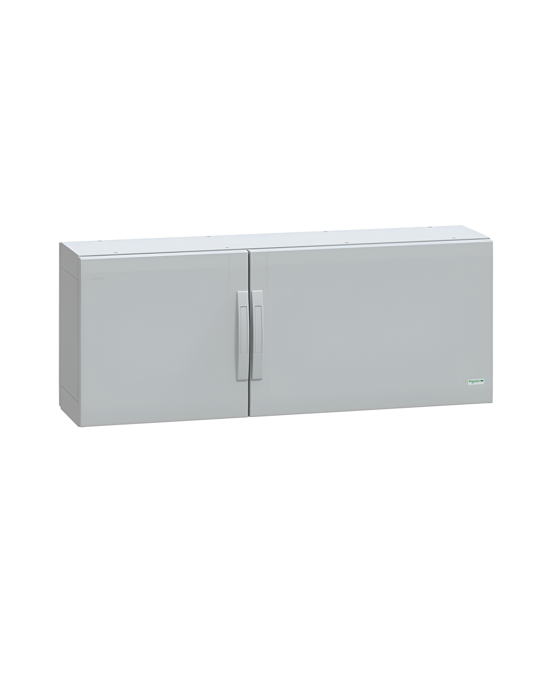 Schneider Thalassa PLA GRP - NSYPLA GRP 500H x 1250W x 320mmD Floor Standing Enclosure with Double Plain Grey Doors; IP65; RAL7035 - NSYPLA5123G
