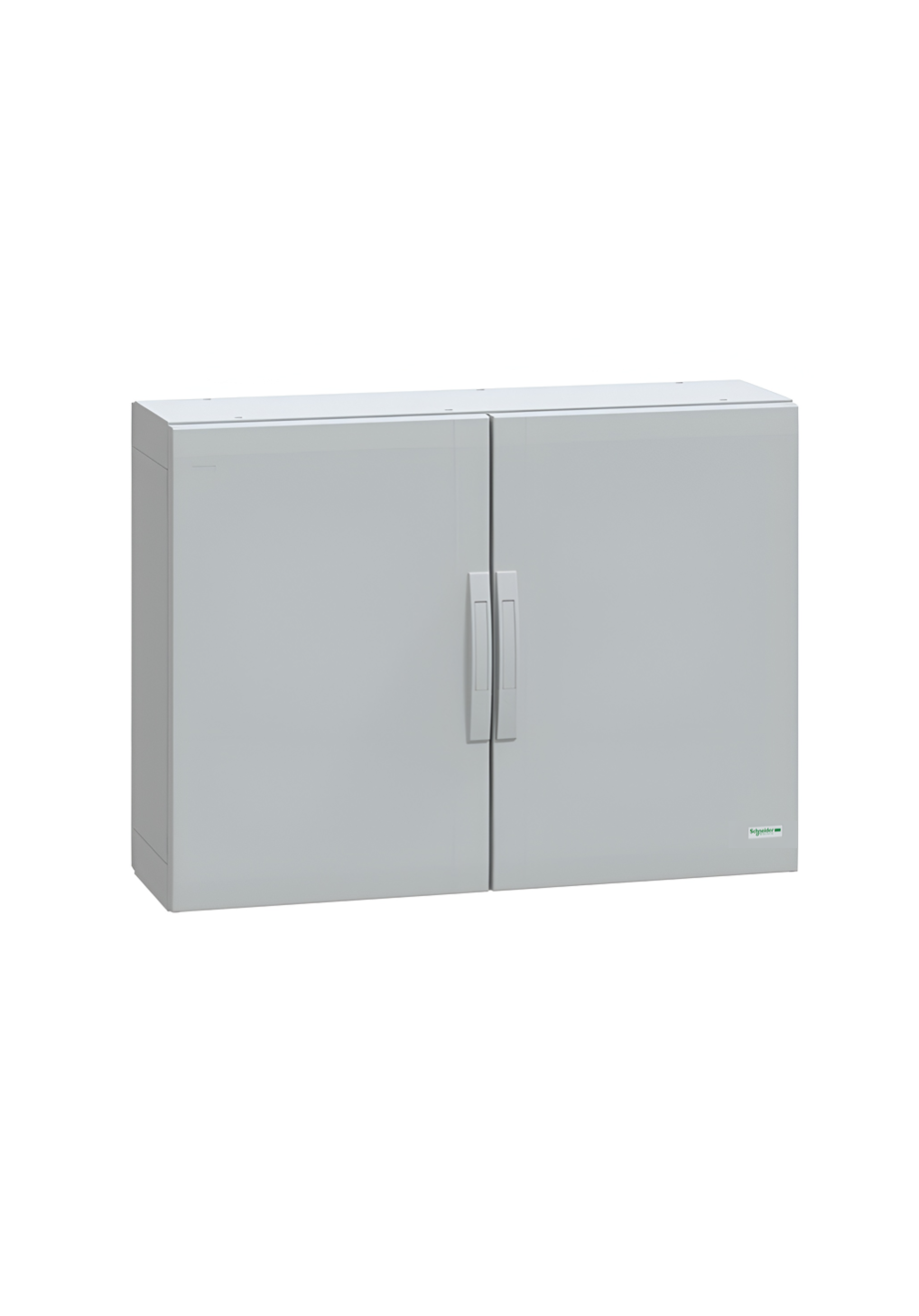 Schneider Thalassa PLA GRP - NSYPLA GRP 750H x 1000W x 420mmD Floor Standing Enclosure with Double Plain Grey Doors; IP65; RAL7035 - NSYPLA7104G