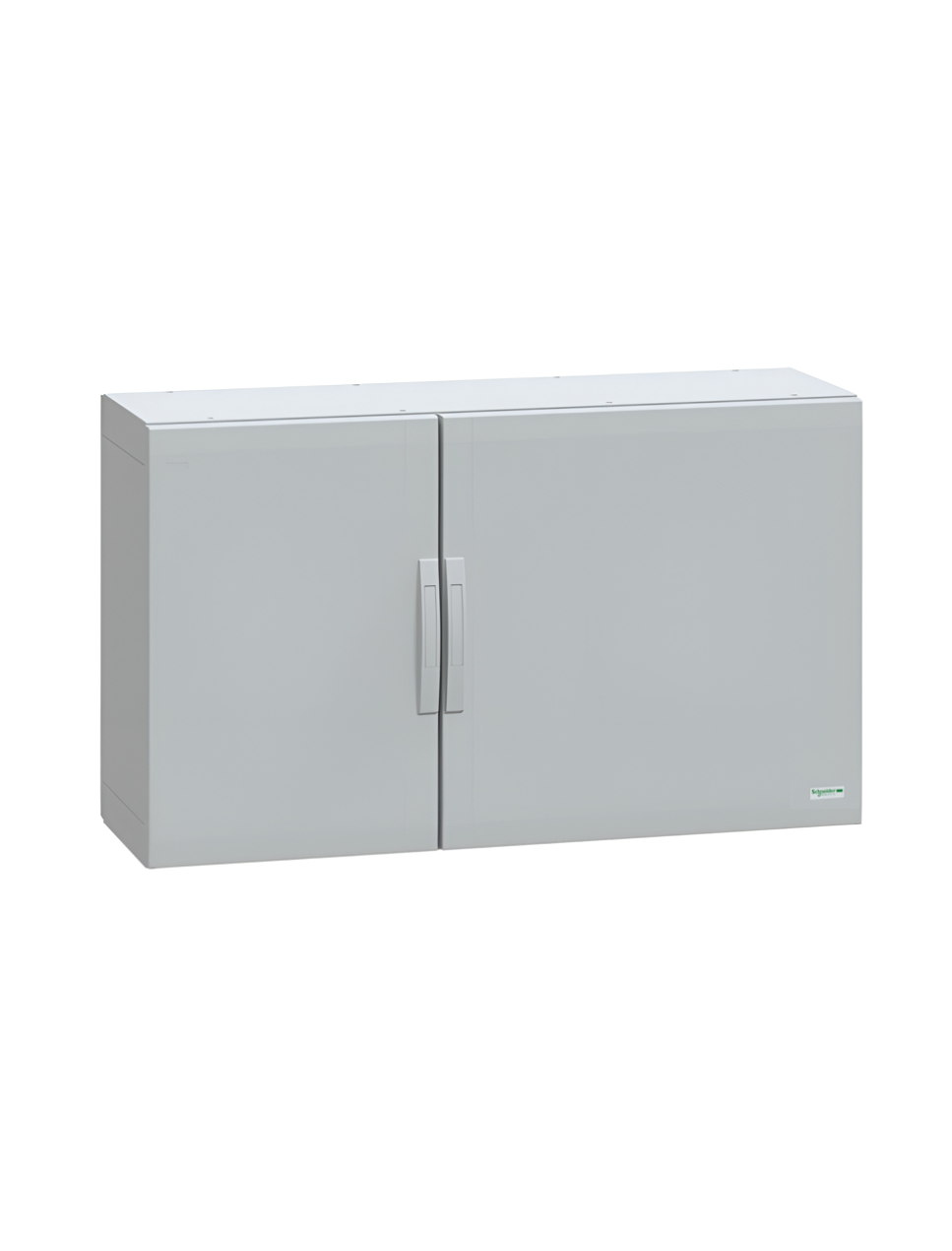 Schneider Thalassa PLA GRP - NSYPLA GRP 750H x 1250W x 420mmD Floor Standing Enclosure with Double Plain Grey Doors; IP65; RAL7035 - NSYPLA7124G