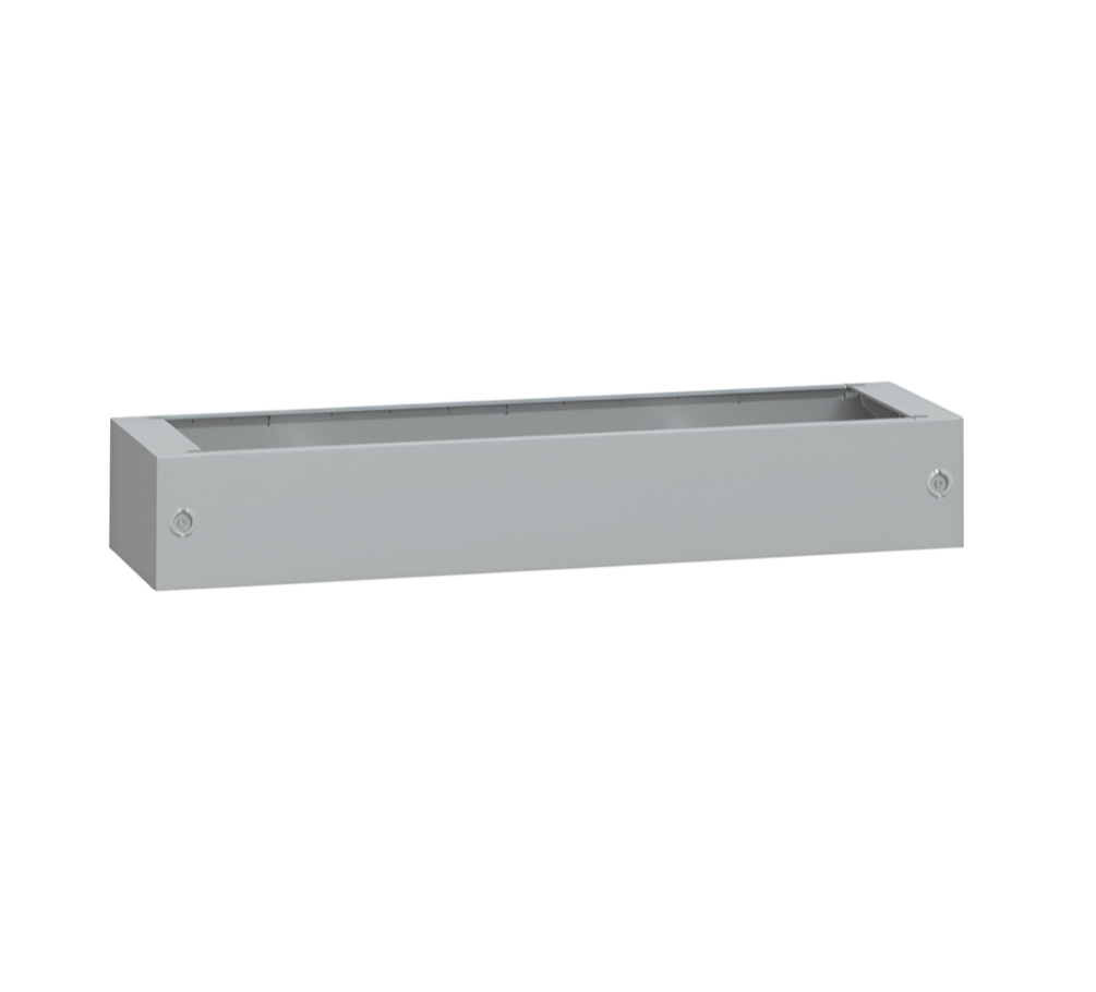 NSYZA2126G - Schneider Thalassa PLA - GRP Plinth for PLA(T)126G Enclosure; Front Opening IP44; IK10; RAL7035; Dimensions: 200H x 1244W x 550mmD