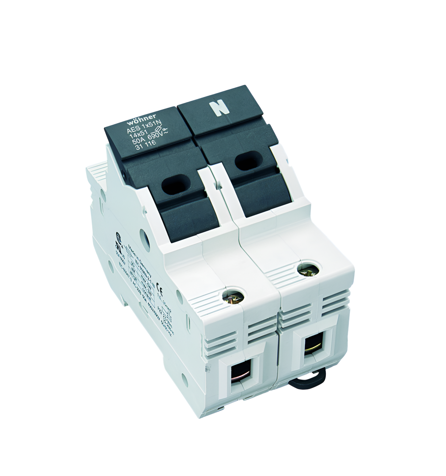 Holder for Cylindrical Fuses (31116)