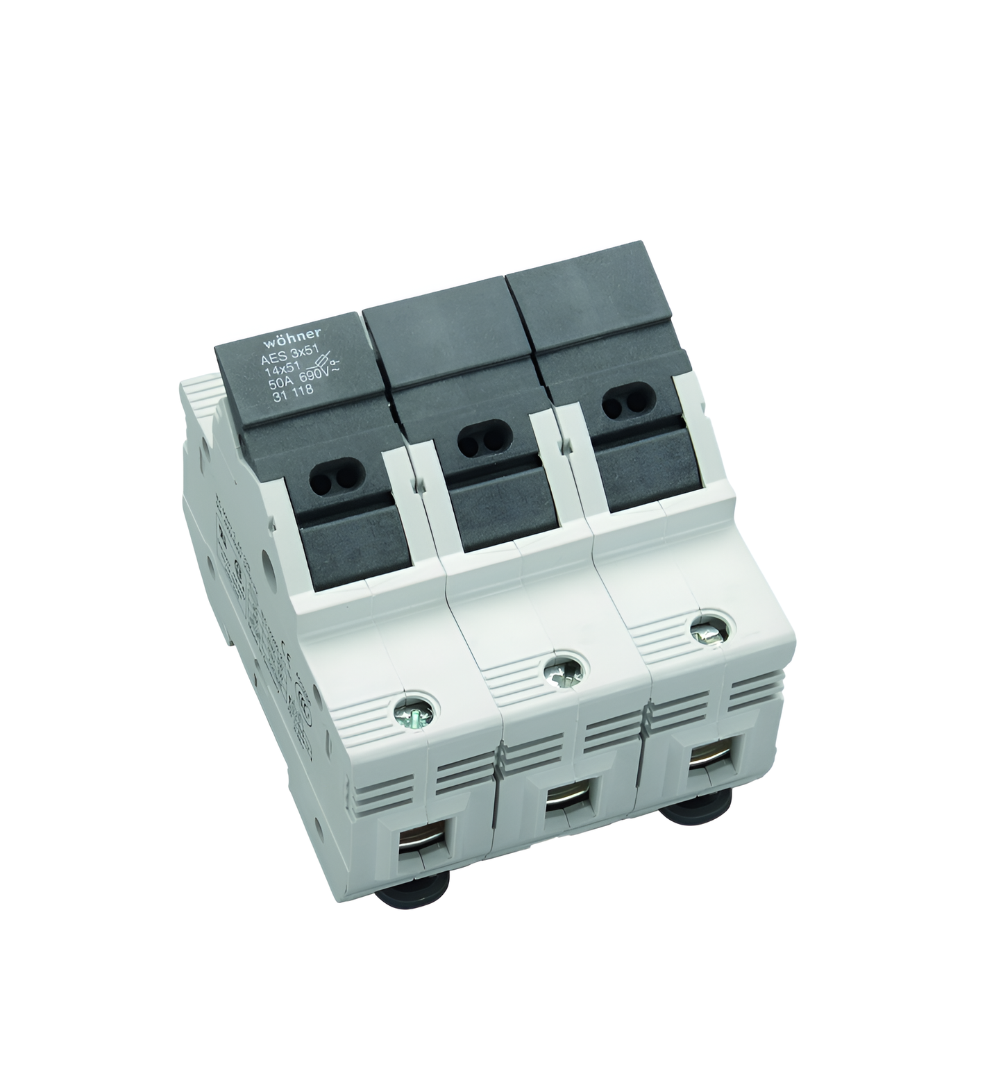 Holder for Cylindrical Fuses (31118)