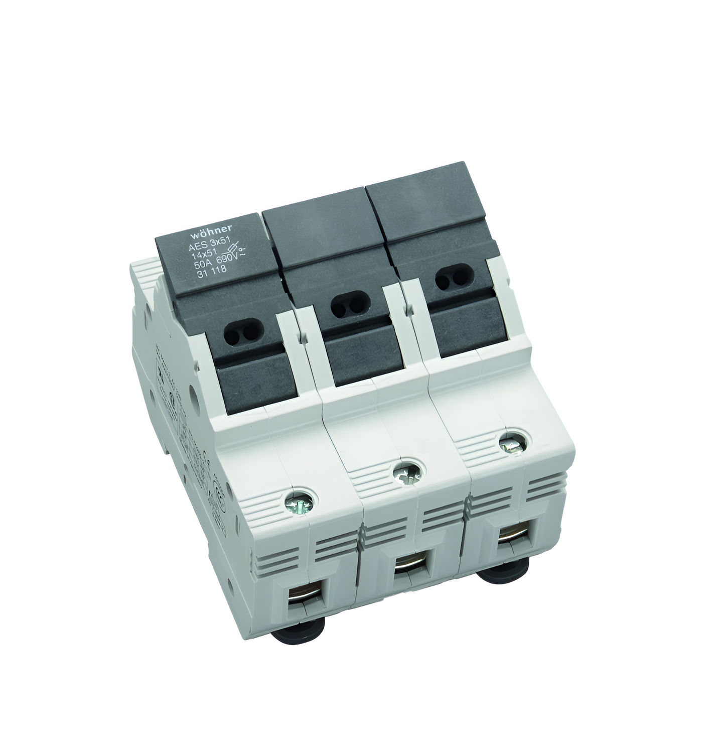 Holder for Cylindrical Fuses (31118)