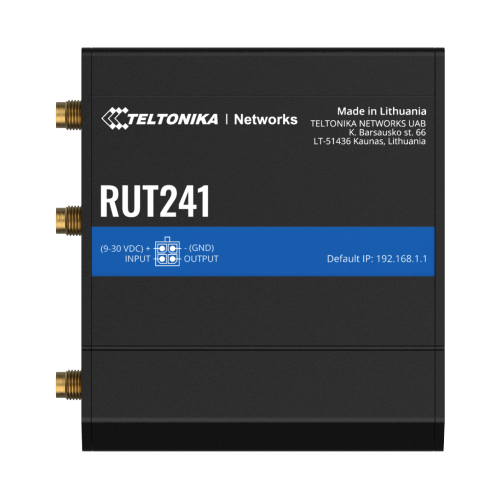 Teltonika RUT241 Industrial 4G Router (RUT241001000)