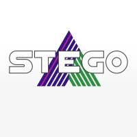 stego logo purple and green