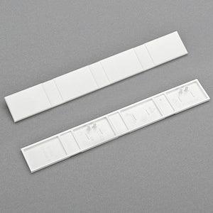 white end cover for busbar supports wohner