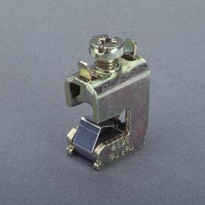 silver metal universal conductor terminal wohner for busbar systems