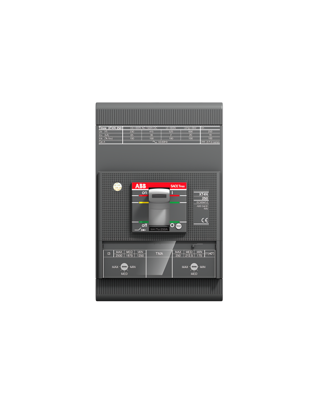 ABB 3-Pole Circuit Breaker (1SDA068089R1/XT4N 160 TMA 160-1600)