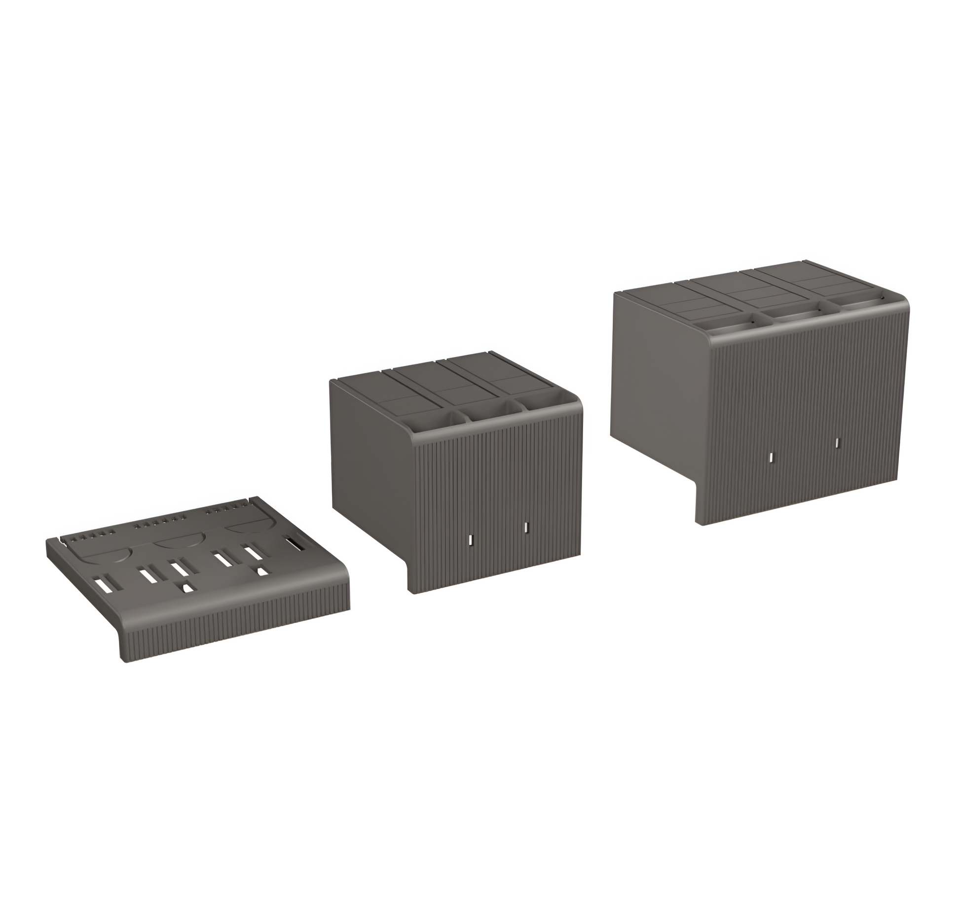 ABB 3-pole Terminal Covers Low 2pcs - LTC XT3 3p (1SDA066660R1)