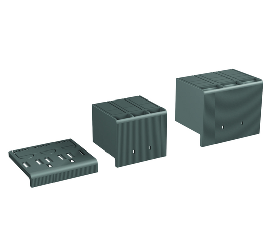ABB 3-Pole Terminal Covers High 2pcs (HTC XT1)