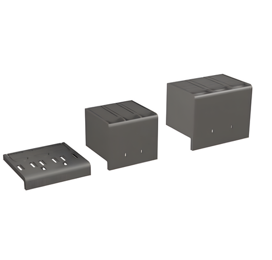 ABB - (1SDA066664R1) 3-Pole Terminal Covers High 2pcs (HTC XT1)