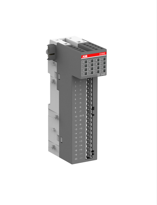 ABB Digital input module. 16 DI sink/source: 24VDC - DI562 (1TNE968902R2102)