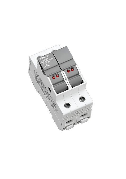 Wohner Holder for Cylindrical Fuses, N Left Mounted (31132)
