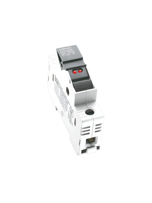 Wohner Holder for Cylindrical Fuses, N left Mounted (31130)