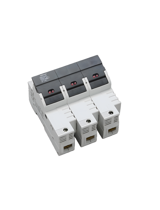 Wohner Holder for cylindrical fuses, with LED (31143)