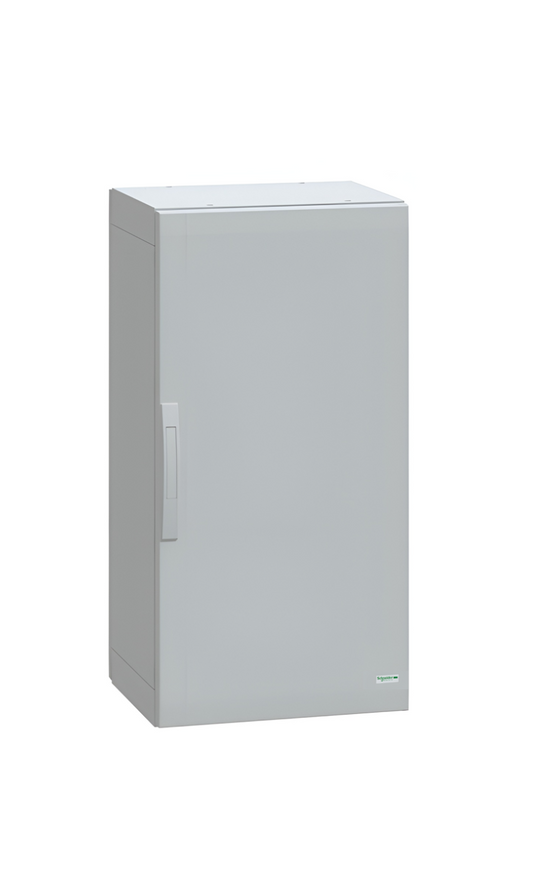 Schneider Thalassa PLA GRP - NSYPLA GRP 1000H x 500W x 420mmD Floor Standing Enclosure with Single Plain Grey Door; IP65; RAL7035 - NSYPLA1054G