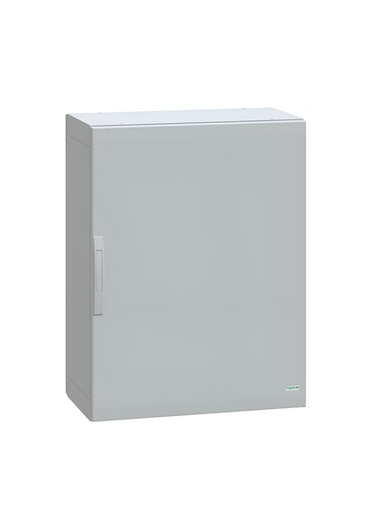Schneider Thalassa PLA GRP - NSYPLA GRP 1000H x 750W x 420mmD Floor Standing Enclosure with Single Plain Grey Door; IP65; RAL7035 - NSYPLA1074G
