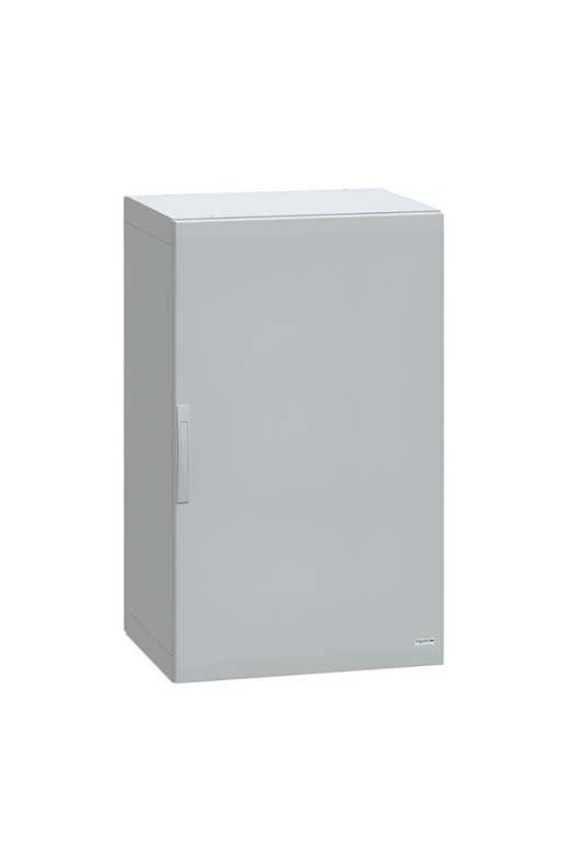 Schneider Thalassa PLA GRP - NSYPLA GRP 1250H x 750W x 620mmD Floor Standing Enclosure with Single Plain Grey Door; IP65; RAL7035 - NSYPLA1276G