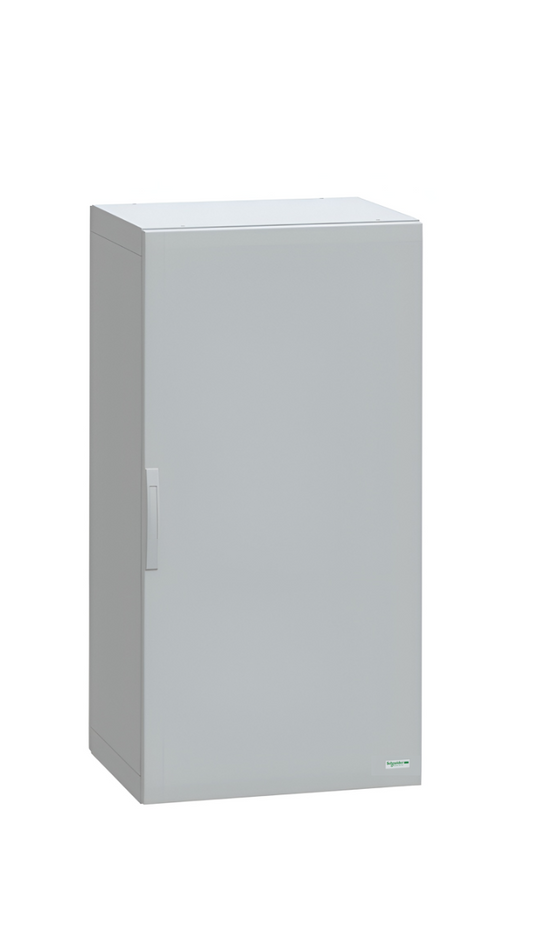 Schneider Thalassa PLA GRP - NSYPLA GRP 1500H x 750W x 620mmD Floor Standing Enclosure with Single Plain Grey Door; IP65; RAL7035 - NSYPLA1576G