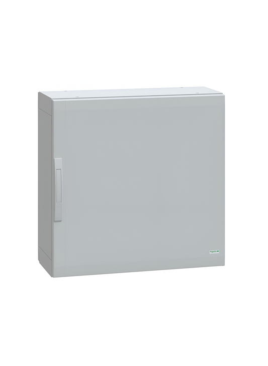 Schneider Thalassa PLA GRP - NSYPLA GRP 750H x 750W x 320mmD Floor Standing Enclosure with Single Plain Grey Door; IP65; RAL7035 - NSYPLA773G