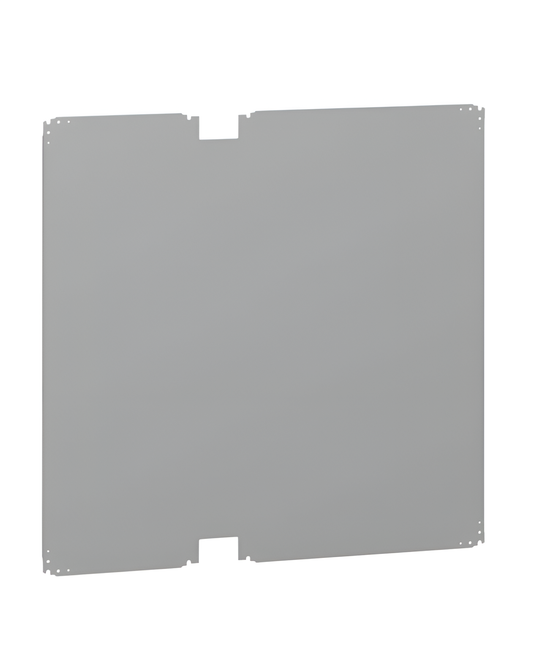 Schneider Thalassa PLA - NSYPMM Internal Mounting Plate for 1250H x 1250mmW Enclosure; Plain Galvanised Steel Plate Dimensions: 1140H x 1125W x 2.5mmD - NSYPMM1212