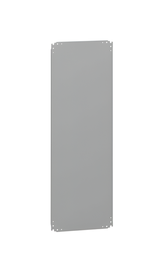 Schneider Thalassa PLA - NSYPMM Internal Mounting Plate for 1250H x 500mmW Enclosure; Galvanised Steel; Plate Dimensions: 1140H x 375W x 2.5mmD - NSYPMM125