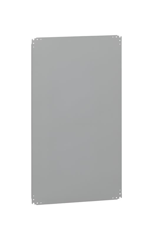 Schneider Thalassa PLA - NSYPMM Internal Mounting Plate for 1250H x 750mmW Enclosure; Galvanised Steel; Plate Dimensions: 1140H x 625W x 2.5mmD - NSYPMM127