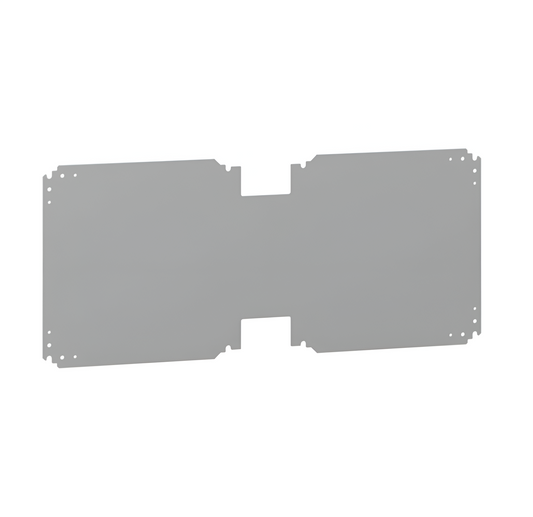 Schneider Thalassa PLA - NSYPMM Internal Mounting Plate for 500H x 1000mmW Enclosure; Galvanised Steel; Plate Dimensions: 390H x 875W x 2.5mmD - NSYPMM510