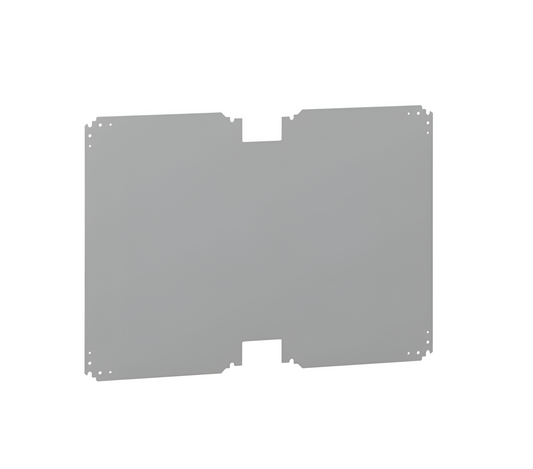 Schneider Thalassa PLA - NSYPMM Internal Mounting Plate for 750H x 1000mmW Enclosure; Galvanised Steel; Plate Dimensions: 640H x 875W x 2.5mmD - NSYPMM710
