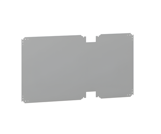 Schneider Thalassa PLA - NSYPMM Internal Mounting Plate for 750H x 1250mmW Enclosure; Galvanised Steel; Plate Dimensions: 640H x 1125W x 2.5mmD - NSYPMM712