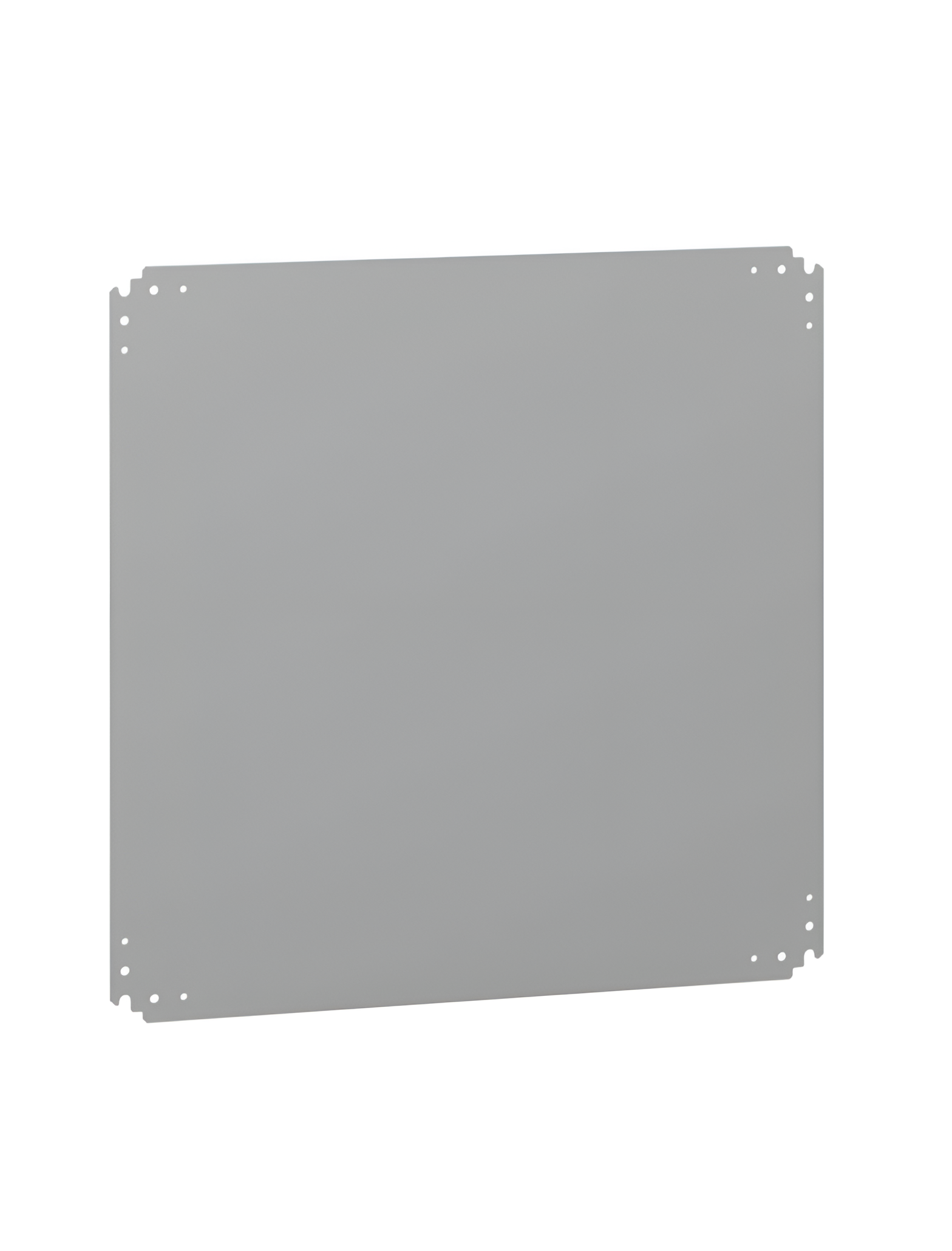 Schneider Thalassa PLA - NSYPMM Internal Mounting Plate for 750H x 750mmW Enclosure; Galvanised Steel; Plate Dimensions: 640H x 625W x 2.5mmD - NSYPMM77