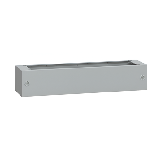 Schneider Thalassa PLA - GRP Plinth for PLA(T)104G Enclosure; Front Opening IP44; IK10; RAL7035; Dimensions: 200H x 994W x 350mmD - NSYZA2104G