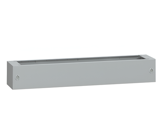 Schneider Thalassa PLA - GRP Plinth for PLA(T)123G Enclosure; Front Opening IP44; IK10; RAL7035; Dimensions: 200H x 1244W x 250mmD - NSYZA2123G