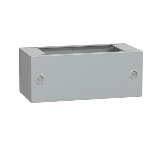 NSYZA253G Schneider Thalassa PLA - GRP Plinth for PLA(T)53G Enclosure; Front Opening IP44; IK10; RAL7035; Dimensions: 200H x 494W x 250mmD