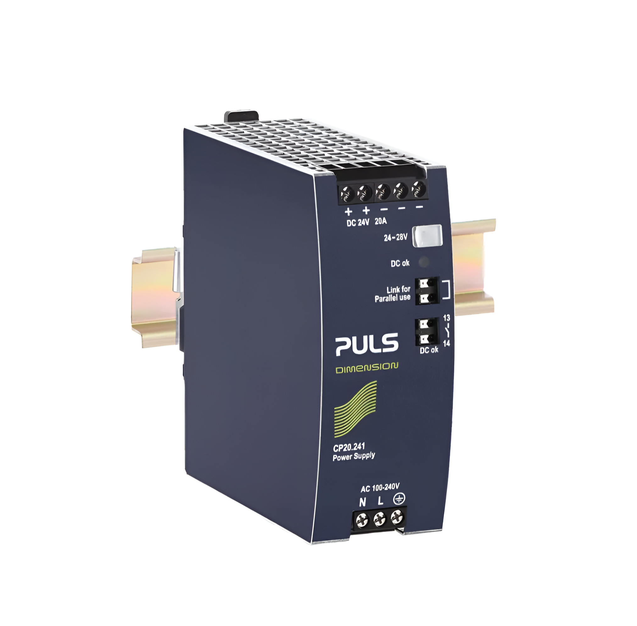 Puls Technologies PULS - DIN rail power supplies for 1-phase system 24 V, 20 A (CP20.241 ...