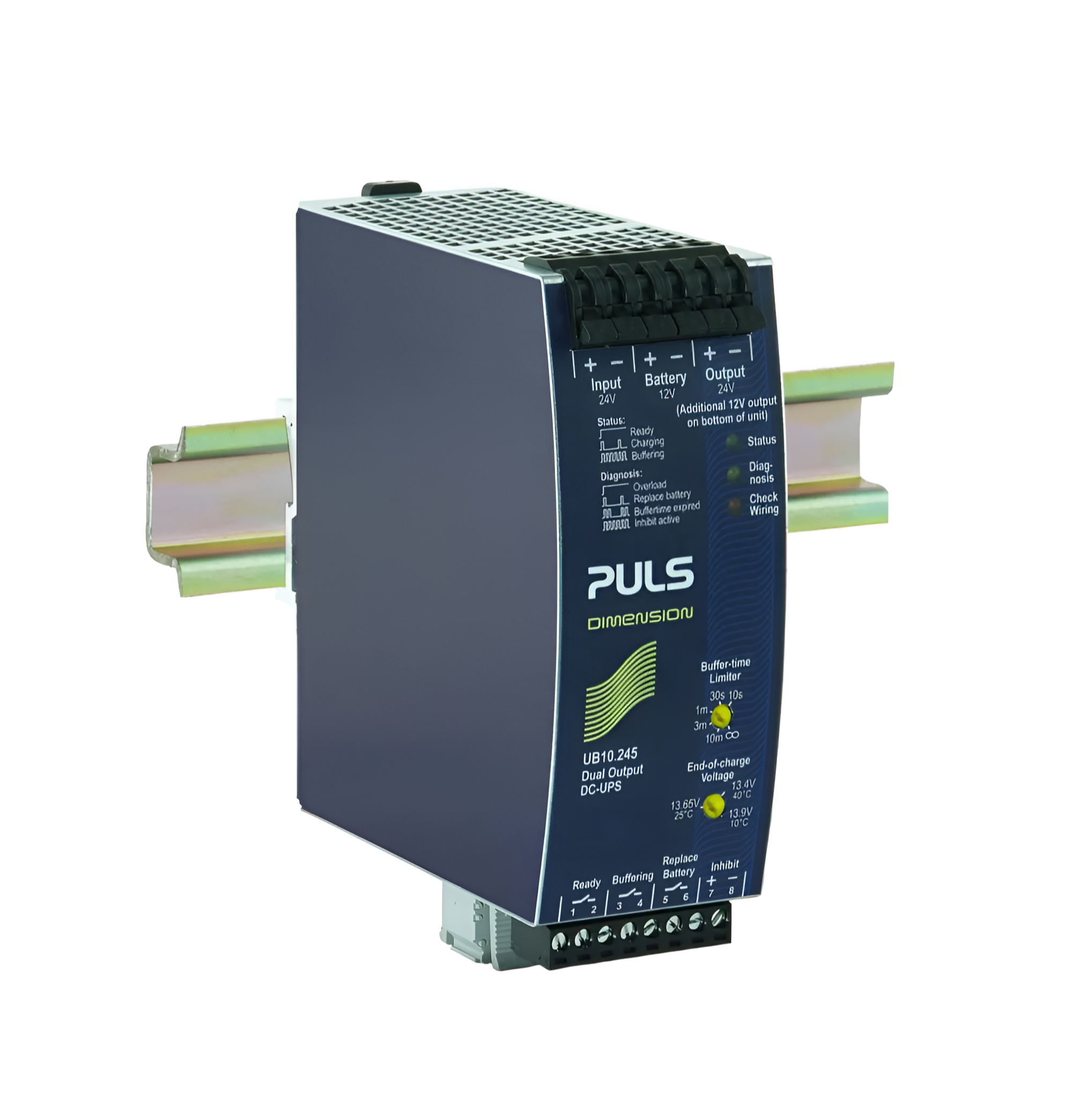 Puls Technologies PULS - DC USP Control Unit with Battery for 3.9-40Ah 24V DC 10A (UB10 ...