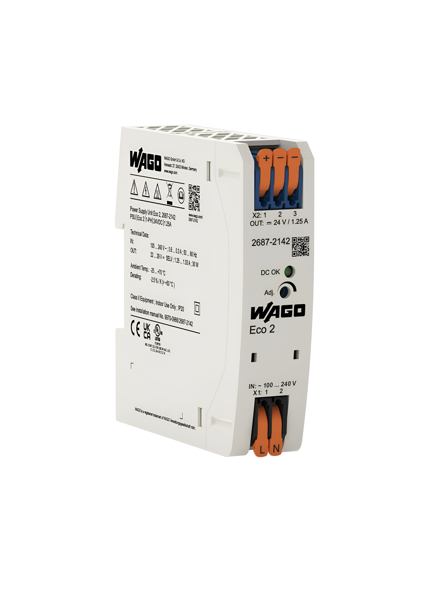 WAGO Power Supply Eco 2 1.25A