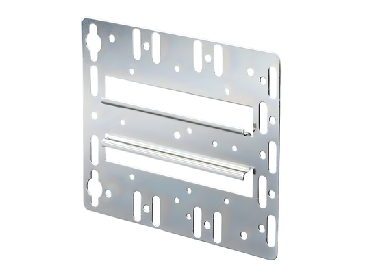 Rittal Mounting Plate with Integral Top-Hat Rail (7526.964)