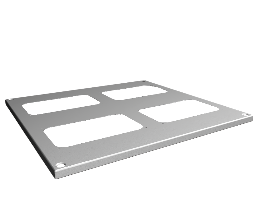 Rittal Roof Plate for Cable Entry Glands for VX, VX IT (9681.566)