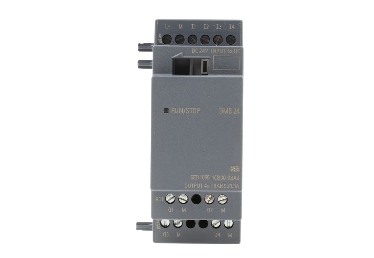 Siemens LOGO! Series I/O module for Use with LOGO! 8, LOGO! 8.2, 24 V dc Supply, Digital Output, 4-Input, Digital Input (6ED1055-1CB00-0BA2)