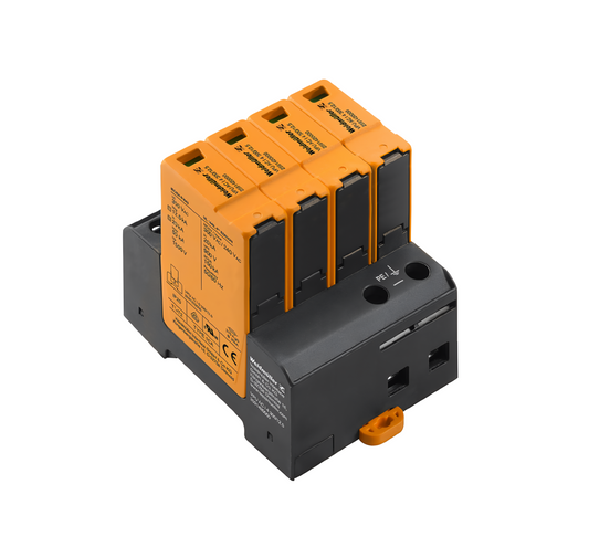 Weidmüller - VPU AC I 4 300/12.5 - Surge voltage arrester, Low voltage, TN-C-S, TN-S (2591420000)