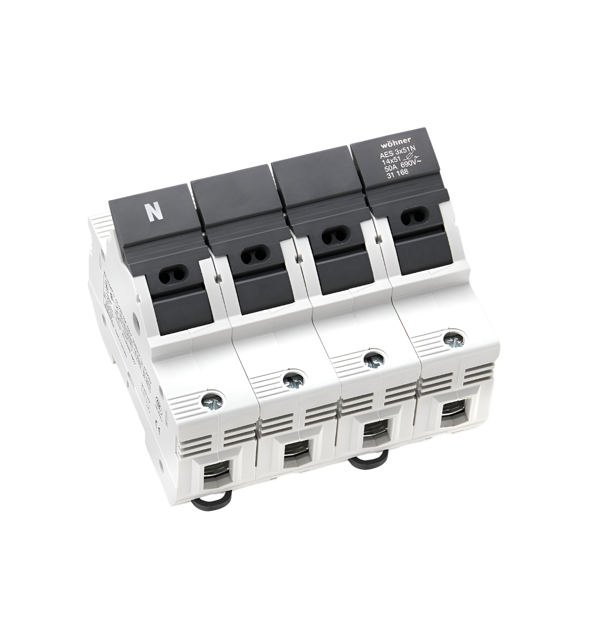 Holder for Cylindrical Fuses, N Left Mounted (31168)