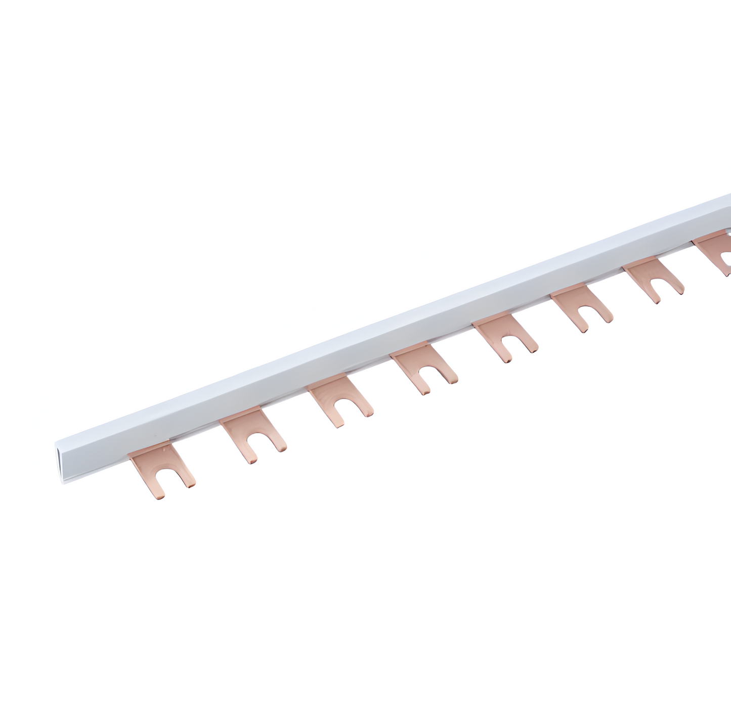 Wohner Comb Type Busbar, Insulated, 1-pole, Fork Type (31024)