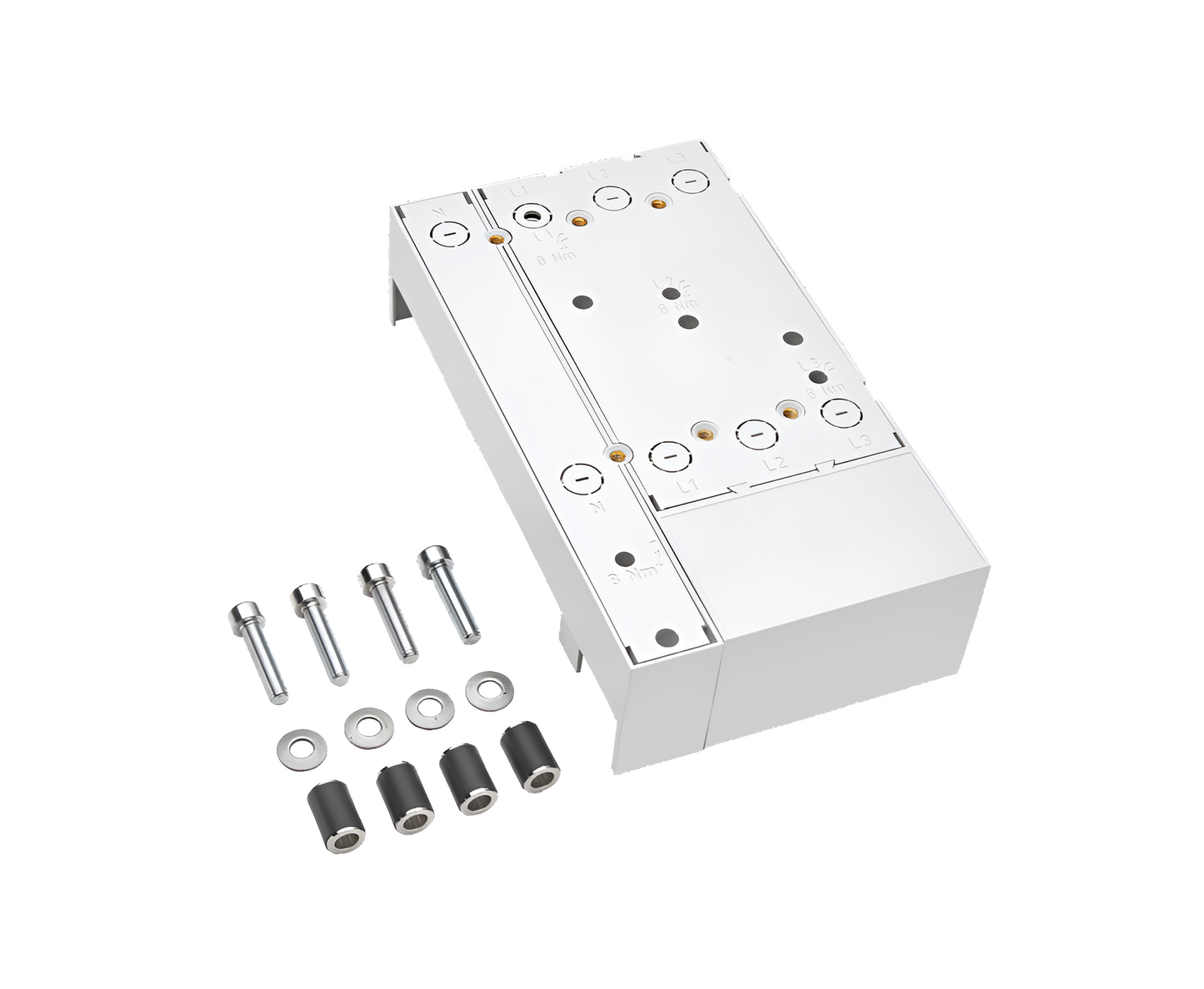 Woehner busbar adapter 250 A, 4-pole (32642)